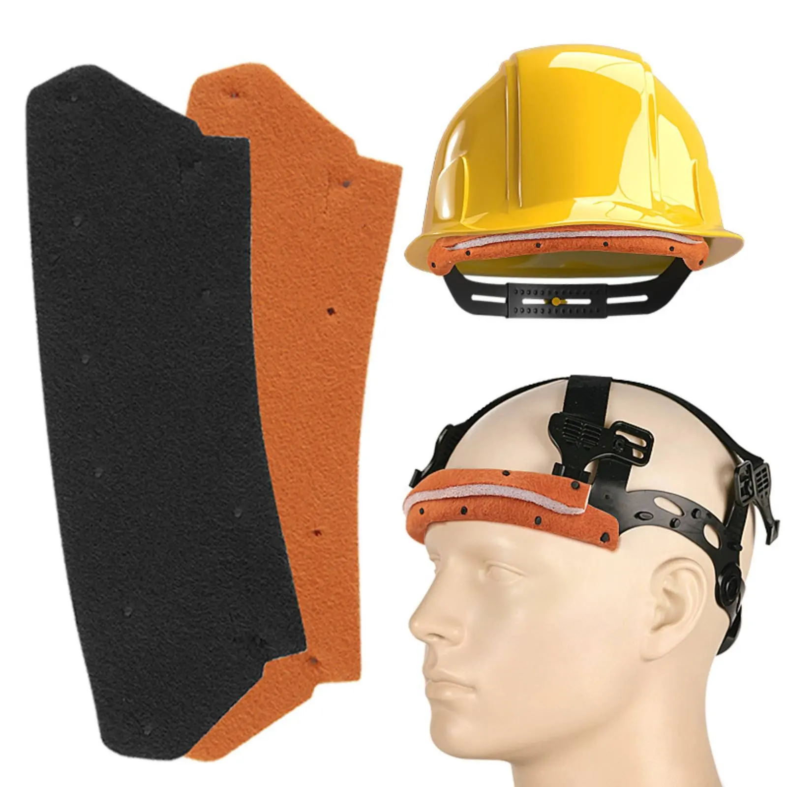 Anti-Abrasion Helmet Liner Gentle Feel Hard Hat Sweatband Headwear Accessory Flame Retardant for Construction Workers