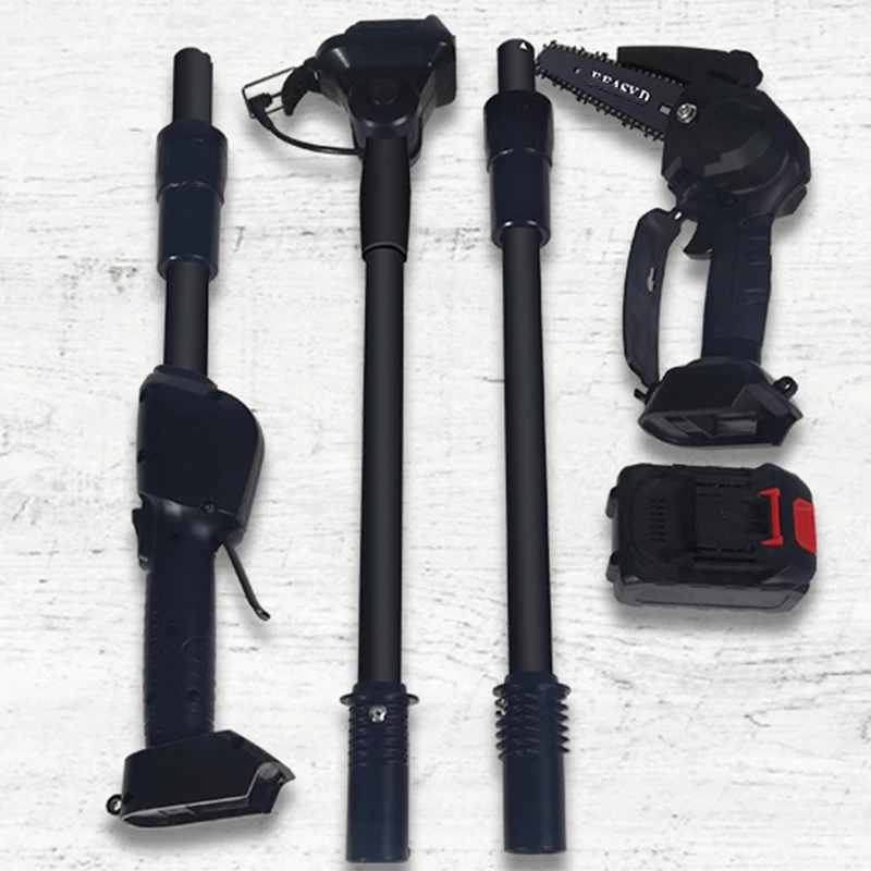 Gardening Pole Saws Rechargeable Lithium Manual Chainsaw Long Handle Tree Pruning Saws Wireless Retractable Electronic Saw