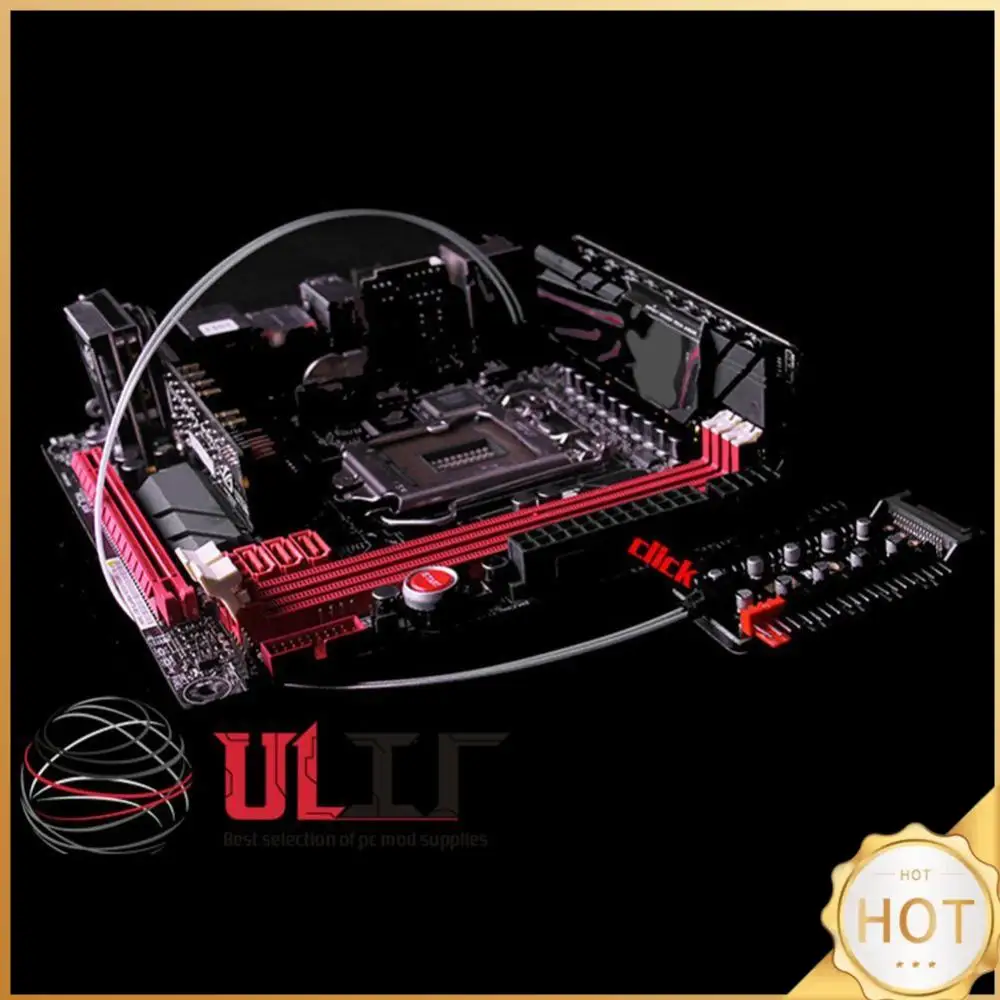 1 to 10 4Pin PWM Speed Controller HUB Socket Fans Extension Adapter PC Speed Controller Adapter for Computer PC