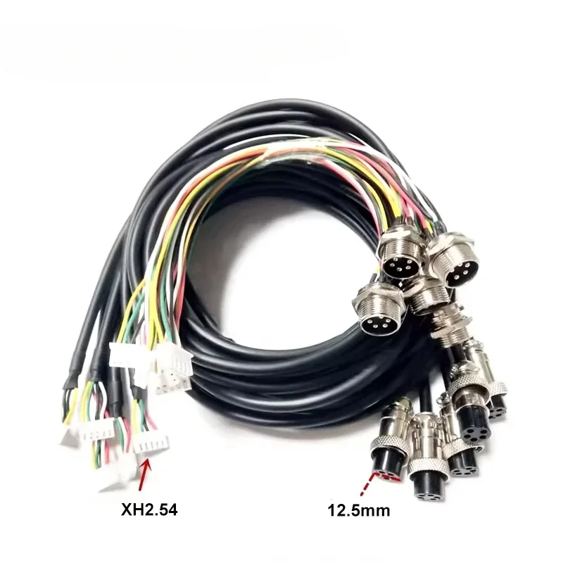 GX16 to XH2.54 Aviation Plug Cable 2/3/4/5/6/7/8/9/10 Pin Pure Copper Power Cord Male Female Through The Wall Terminal Wire
