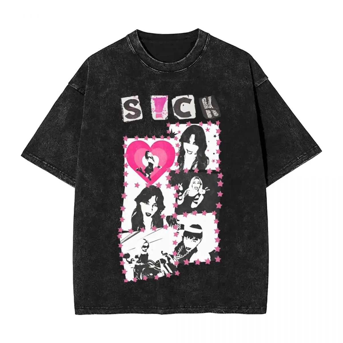 

Mens T Shirt The Warning Band S!ck Washed T-Shirts Trendy Cool Summer Tee Shirt Y2K Fun Custom DIY Casual Tops Birthday Gift