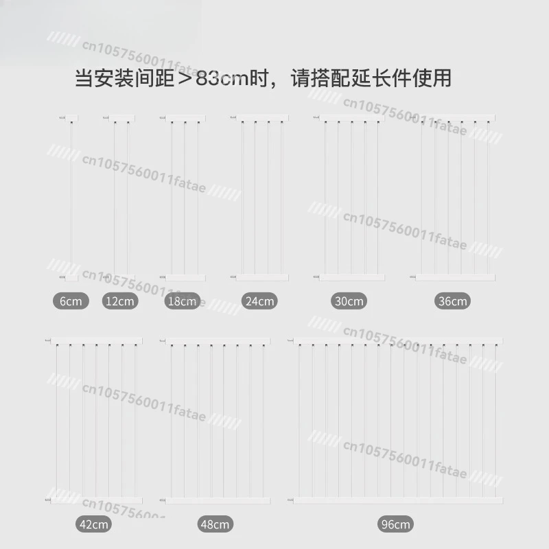 New White Door Fence, Stair Guardrail Extension, Extension 6CM 12CM 30CM 36CM