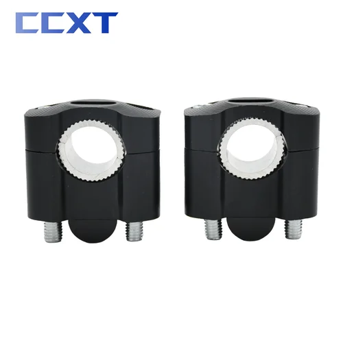 Imagen 2 del producto Abrazaderas de barra CNC para motocicleta, adaptador de elevadores de manillar para Motocross, ATV, Dirt Bike, Honda, Yamaha, Kawasaki, KTM, Suzuki, 22mm y 28mm
