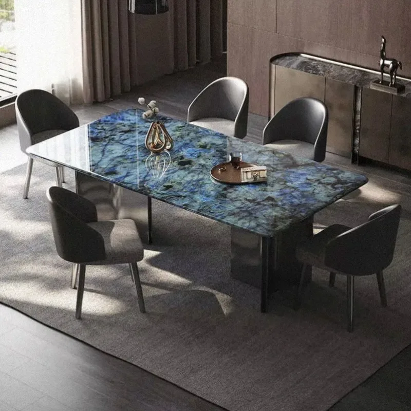 Italian Design Dining Tables Party Work Reading Restaurant Kitchen Dining Tables Marble Luxury Mesas De Comedor Furniture Home