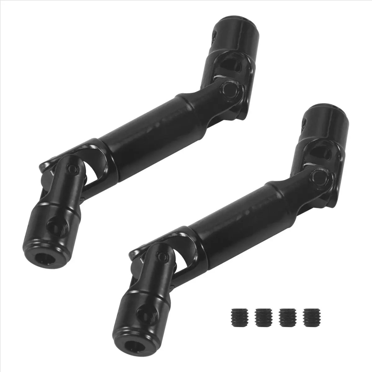 【STOCK】2PCS Upgrade Metal Driving Shaft for 1/16 RC Car Parts Crawlers Truck,Black