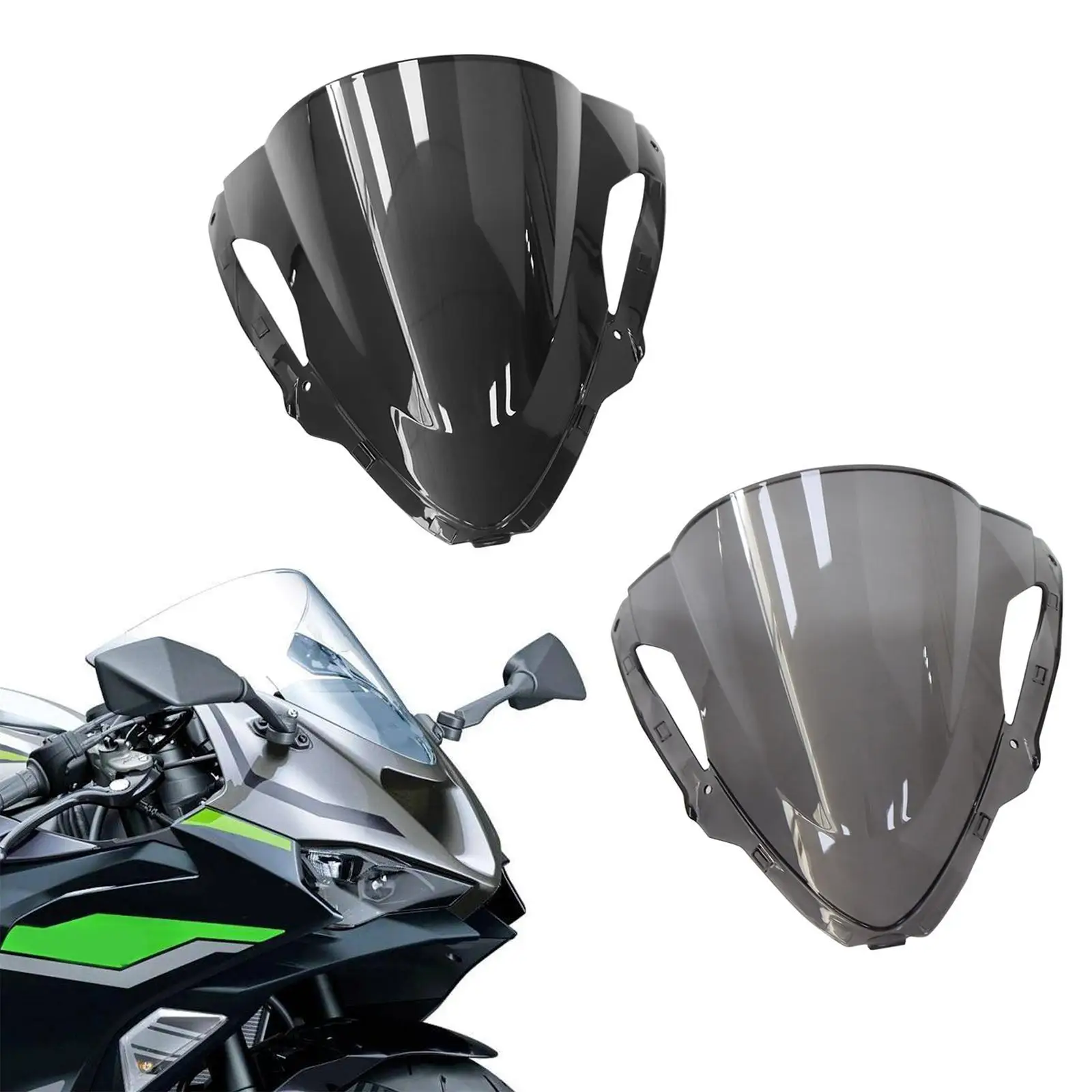 Professional Motorcycle Windshield Modification Windscreen for Kawasaki ZX6R ZX-