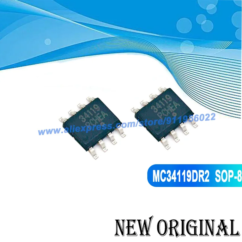 (5 Pieces)  MC34119 MC34119DR2 SOP8