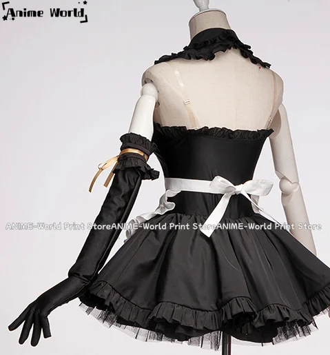 《Custom Size》Anime Fate/Grand Order Ereshkigal Maid Cosplay Costume Halloween