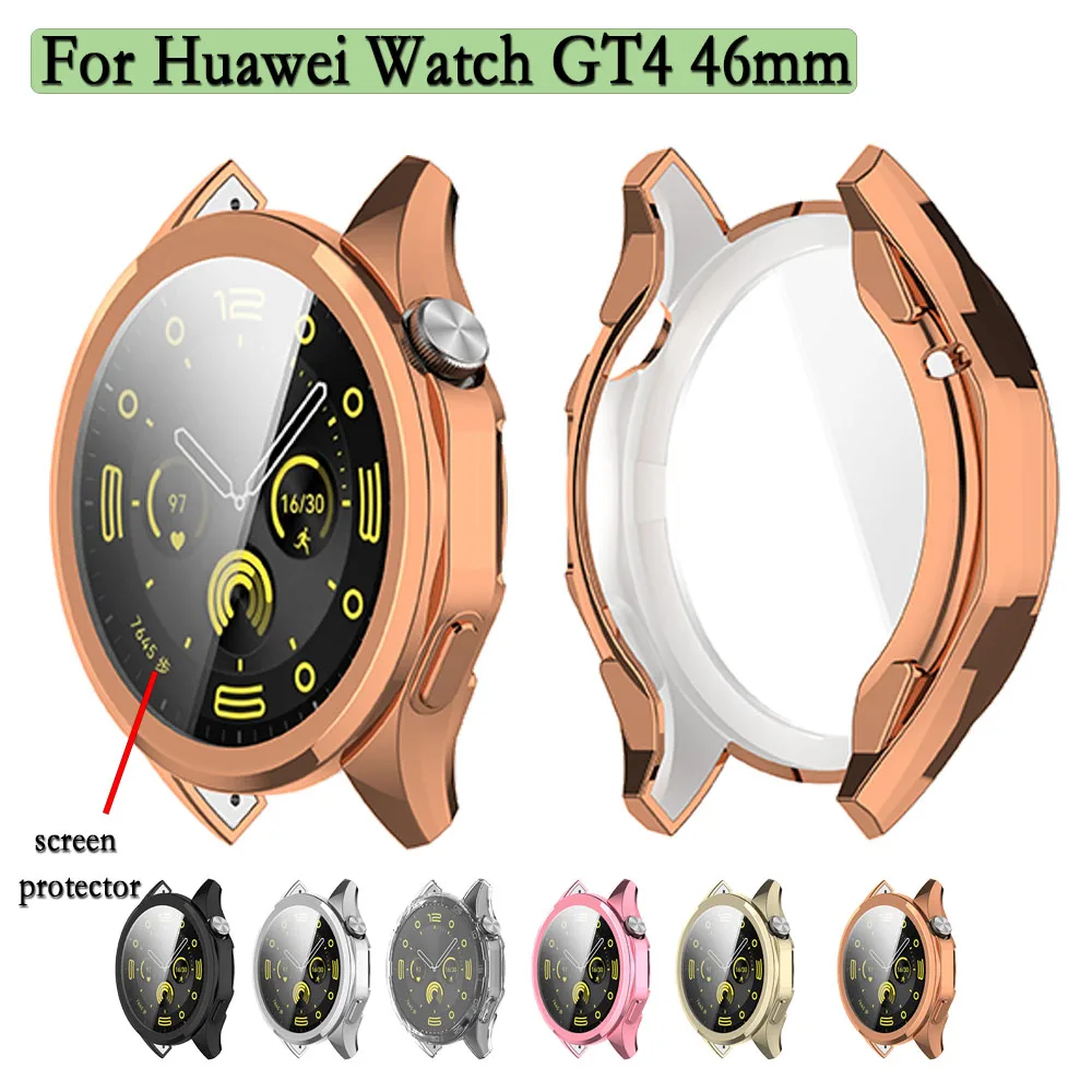 

Newest TPU Watch Shell For Huawei Watch GT4 46mm Durable Screen Protector Case High Quality Watch Cover