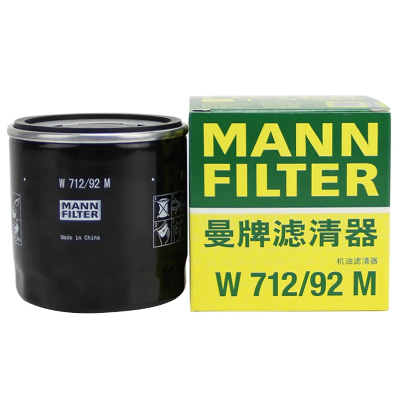 MANN FILTER W712/92M Oil Filter For VW Bora Jetta Golf 7 Passat Tiguan AUDI A3 Q3 SKODA Octavia Superb Yeti 04E115561B