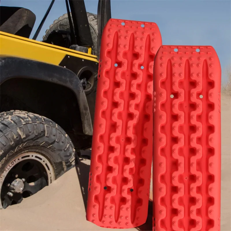 Tri Fold Recovery Sand Shovel Traction Recovery Board Kit Recovery Boards Traction Tracks Mat for 4X4 Jeep Off-Road