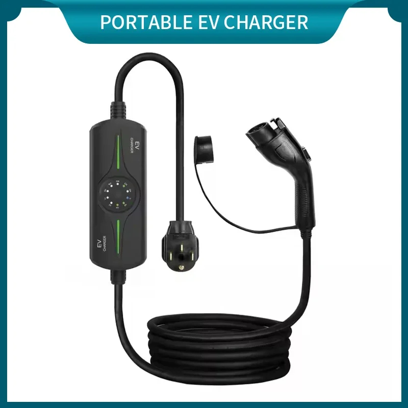 EVONIC AC EV Charger European Standard Type 2 3.5KW 7KW 16A 32A 200V-250V Portable New Energy Vehicles Charger with 5m Cable