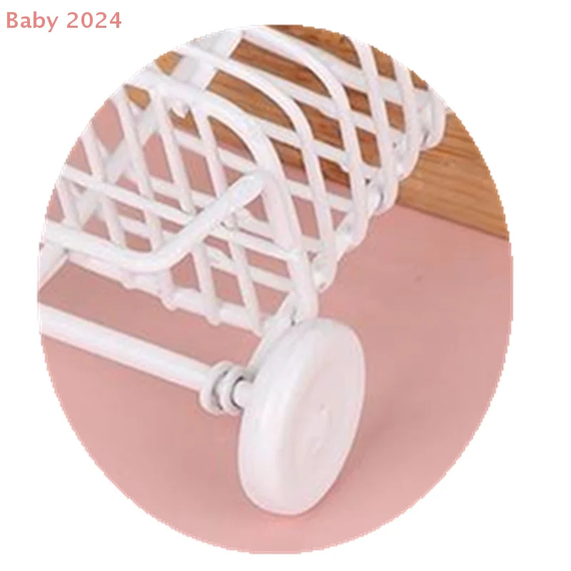 

1 шт., аксессуары для кукольного домика, милая имитация, ручная тележка для покупок, игрушка, украшение для рабочего стола, подарок