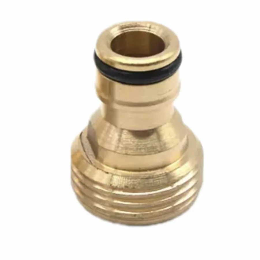 1-Set Quick-Connect Garden Hose Set - Leak-Free, Solid Brass 3/4\
