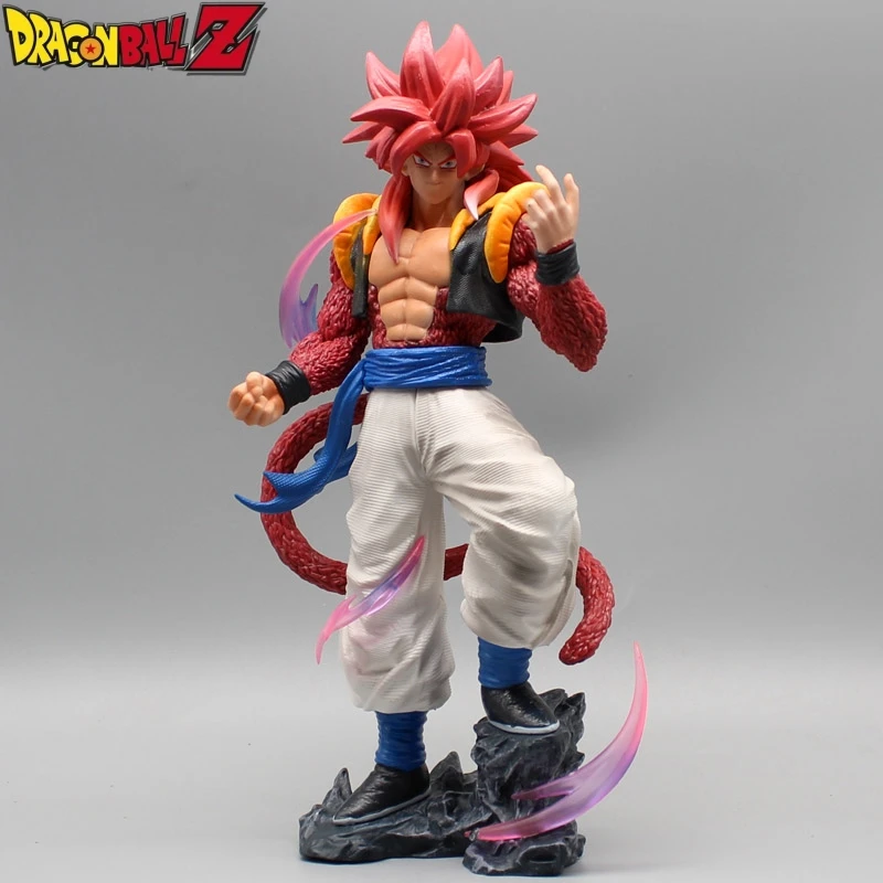 

25cm Dragon Ball Gk Super Four Gogeta Goku Figure Super Saiyan Animation Peripherals Two Dimensions Model Ornaments Toys Gifts