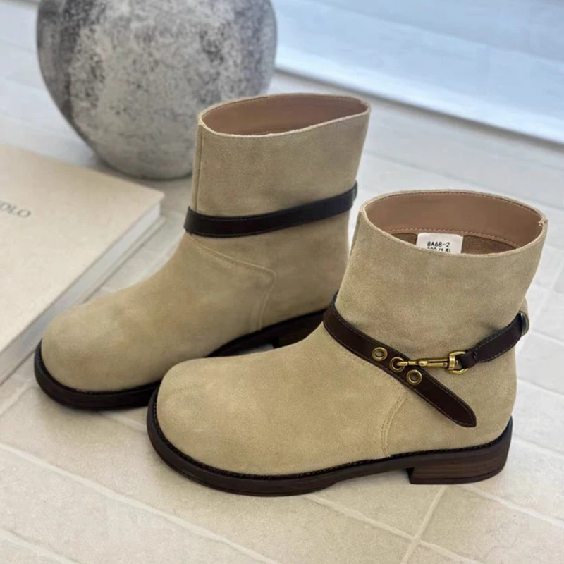 

Женские ботинки Сапоги до середины икры на каблуке Зимняя элегантная обувь Дизайнерские модные туфли-лодочки в стиле ретро Готические женские ботинки Botas 2025 Trend Zapatos Женские