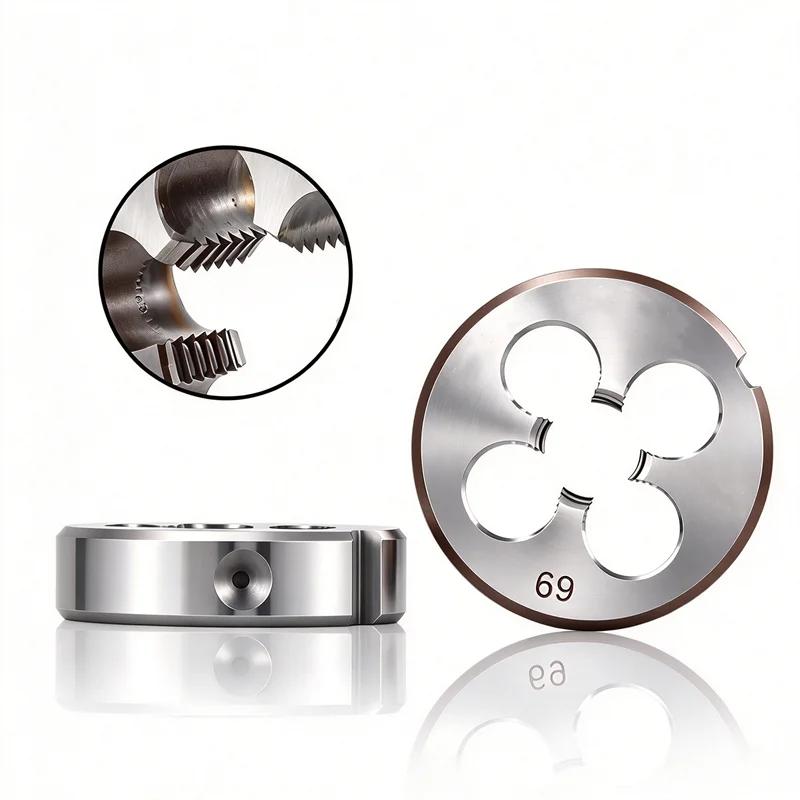 1pcs American Right Hand Die UNC/UNF/UNS/UN/UNEF, 4-40,6-32,8-32,12-24, 1/8,3/16,1/4,5/16,3/8,7/16, External Thread Die