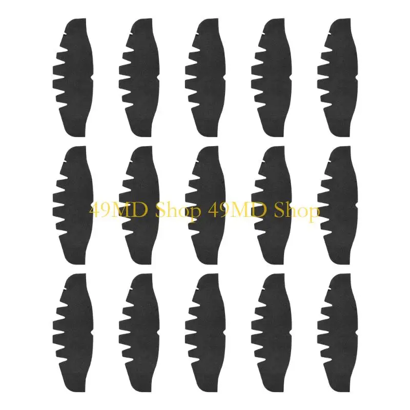 49MD 15PCS Baseball Hat Sweat Guard Forehead Liner Hat Insert Shaper With Absorbent Materials For Daily Use And Sport Wear