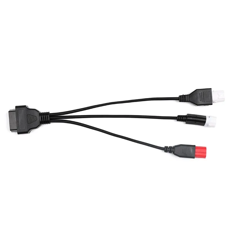 

Красивый 6-контактный кабель-адаптер OBD2 Удлинительный кабель двигателя OBD 2 3 в 1 Мотоциклетный диагностический соединительный кабель 3-контактный 4-контактный для Honda