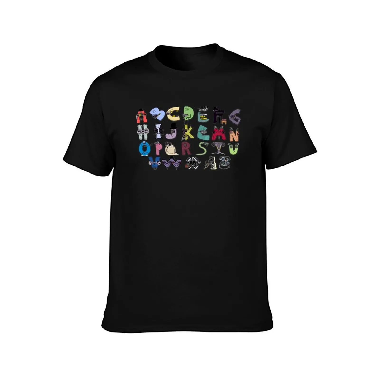 Alphabet Lore Old transformation T-Shirt Soft Cotton Print T-Shirt