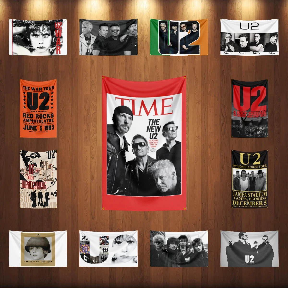 3x5 Ft Heavy Rock Band U-U2s Flagge Polyester Digitaldruck Banner für Schlafzimmer Wandkunst Out Door Tapisserie Decora