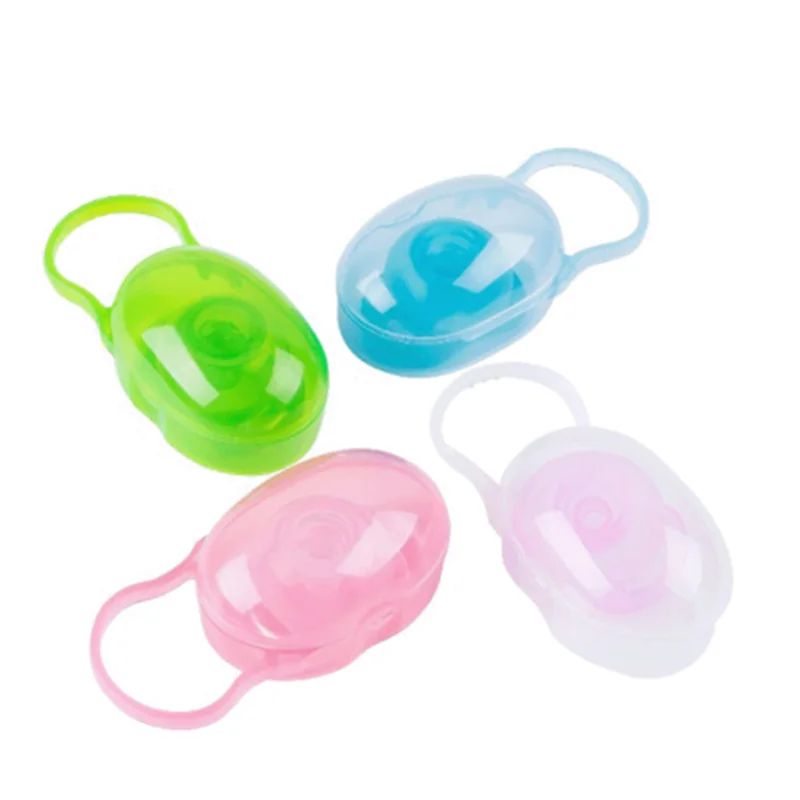 1PC Baby Solid Pacifier Box Soother Container Holder Pacifier Box Travel Storage Case Safe Holder Pacifier PP Plastic Box