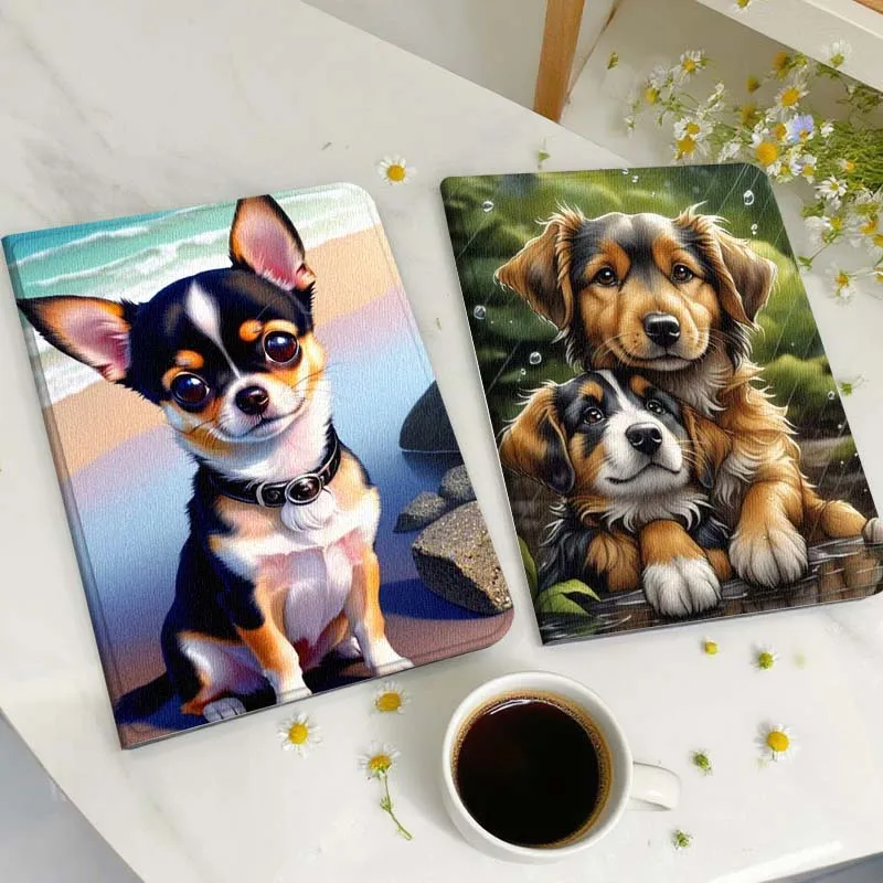 

Cartoon Two Dogs Rain For Samsung Galaxy Tab A A7 A8 A9 A11 S6 S11 Lite Plus 10.1 10.4 10.5 Inch 2022 2025 Tablet Case