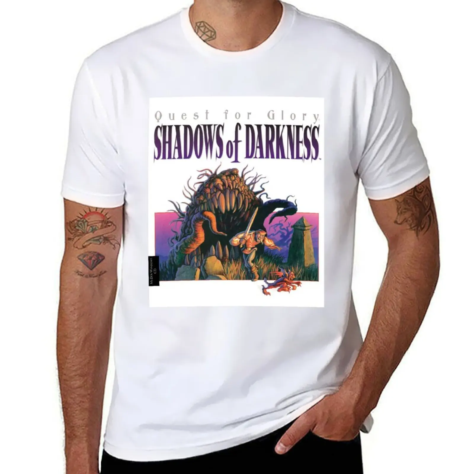 

Quest for Glory - Shadows of Darkness T-Shirt t shirt custom print mens graphic t shirts T-shirt