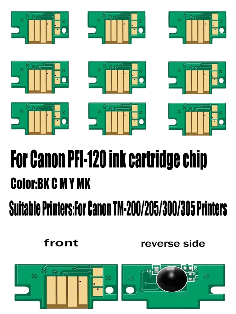 PFI-120 Cartridge Chip For Canon TM200 TM205 TM300 TM305 printer