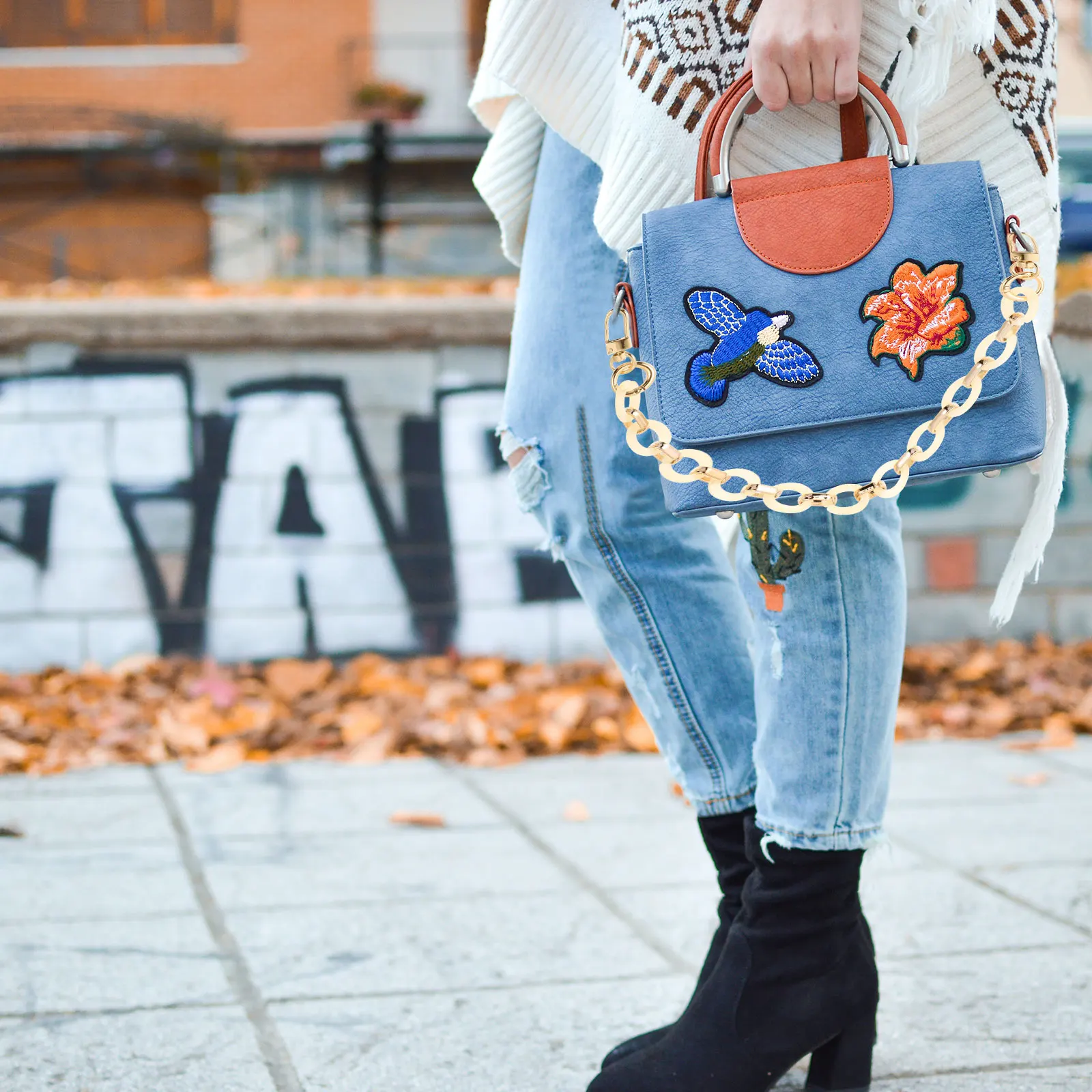 สายคล้องกระเป๋าเรซิ่นสีสันสดใส แฟชั่น น้ำหนักเบา ใช้ได้ทั้งแบบคลัทช์และสะพายไหล่ สำหรับใช้งานกลางแจ้ง อุปกรณ์เสริมกระเป๋าถือ ดีไซน์เก๋ ทันสมัย