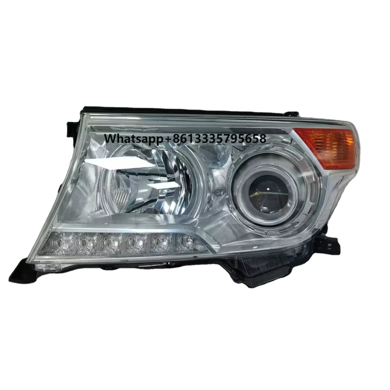 

LED Daytime Running Lights Turn Signals Headlight Assembly Car Accessories Headlamp for Land Cruiser Lc200 2012