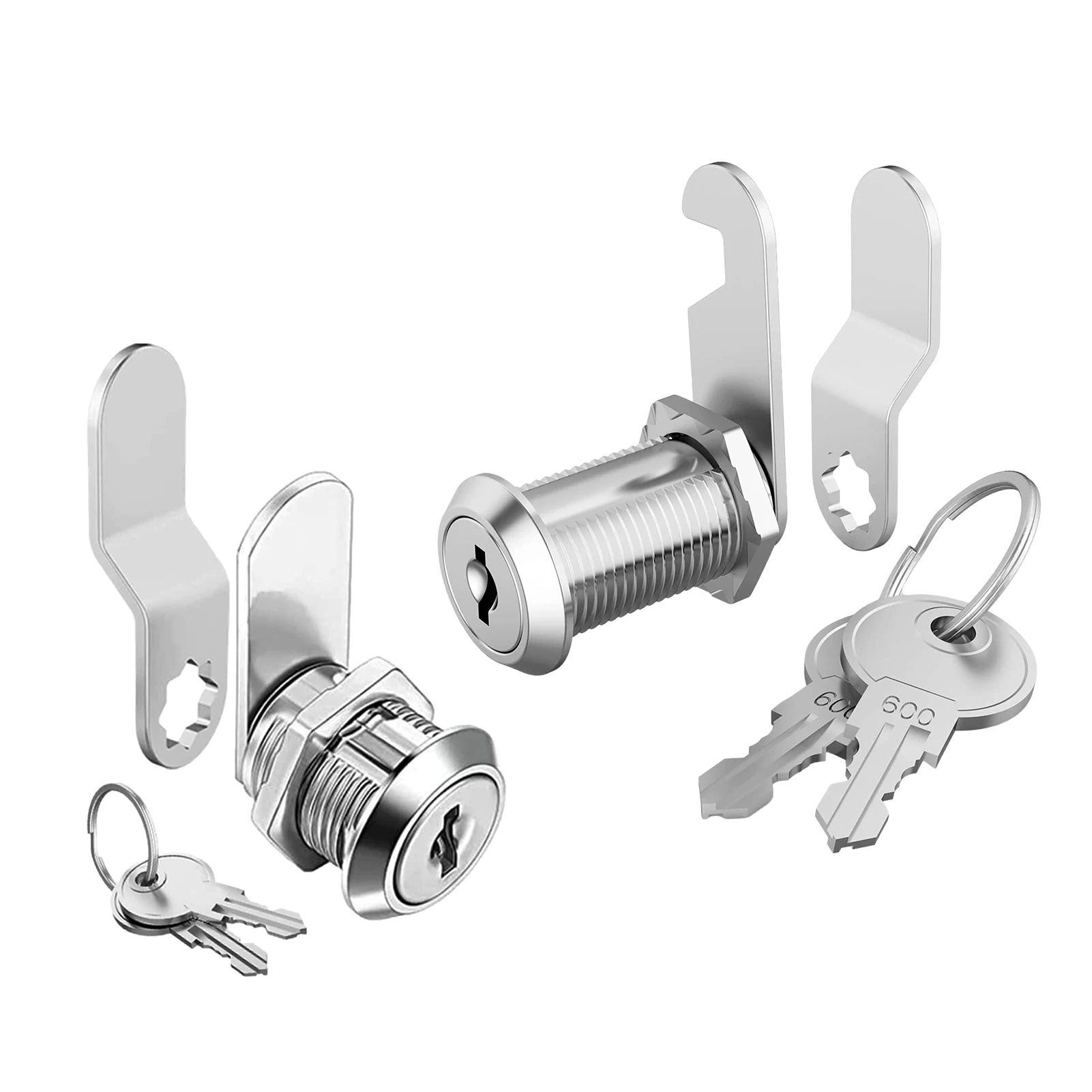 Cam Locks for Cabinets RV Storage Cam Lock Compartment Locks Replacement Lock for Campers Trailer with Keys Zinc Alloy Mailbox