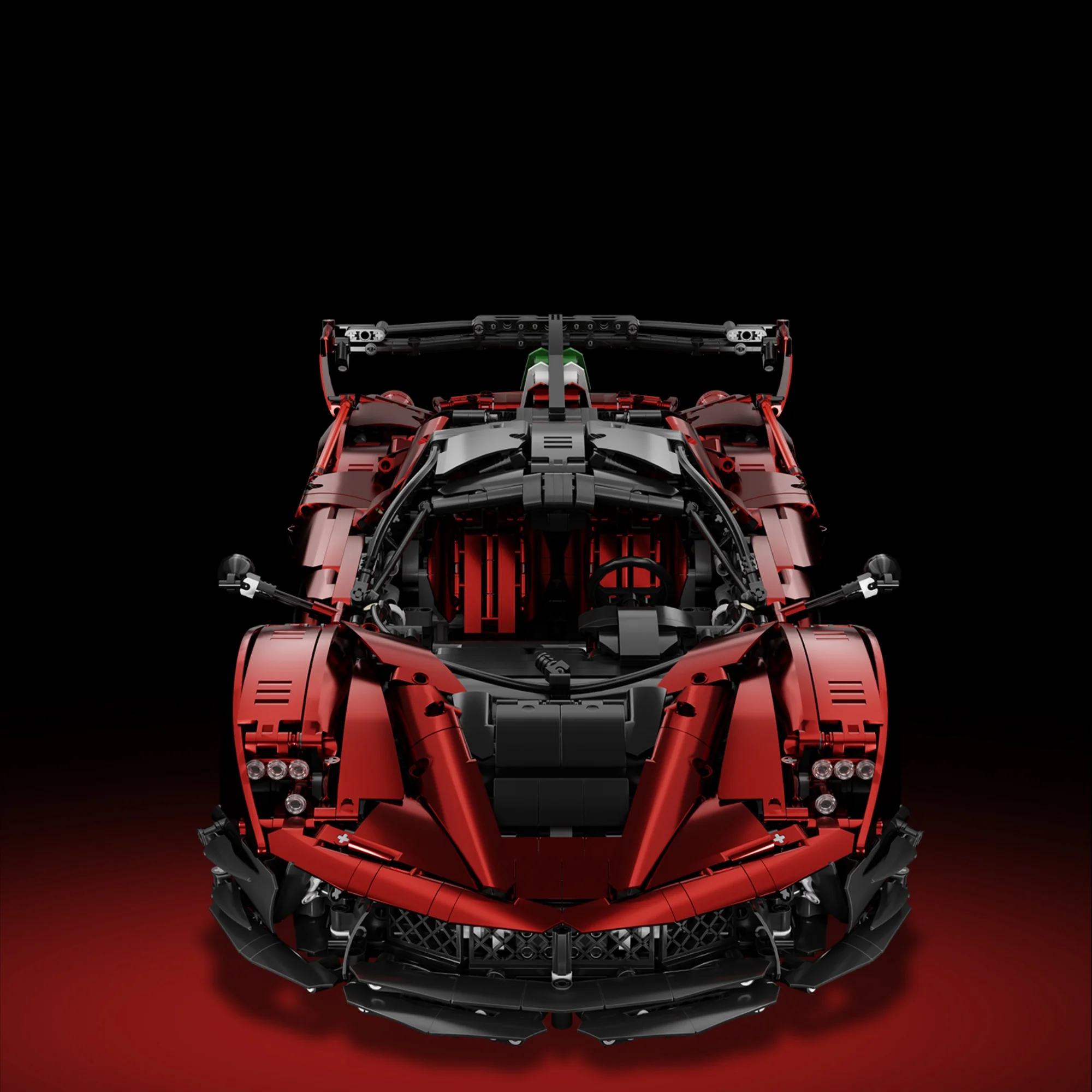 4058 деталей масштаб 1:8 технический конструктор LaFer Supercar классический красный спортивный гоночный автомобиль модель из кирпичиков идеи для сборки игрушки взрослых подарки