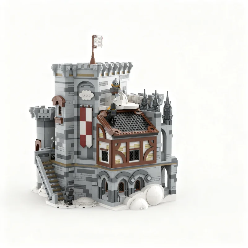 3996pcs MOC Castle Cloud Kingdom Model Building Blocks Toys Brick Collection Art Idea Creative Display Birthday Craft Assemble