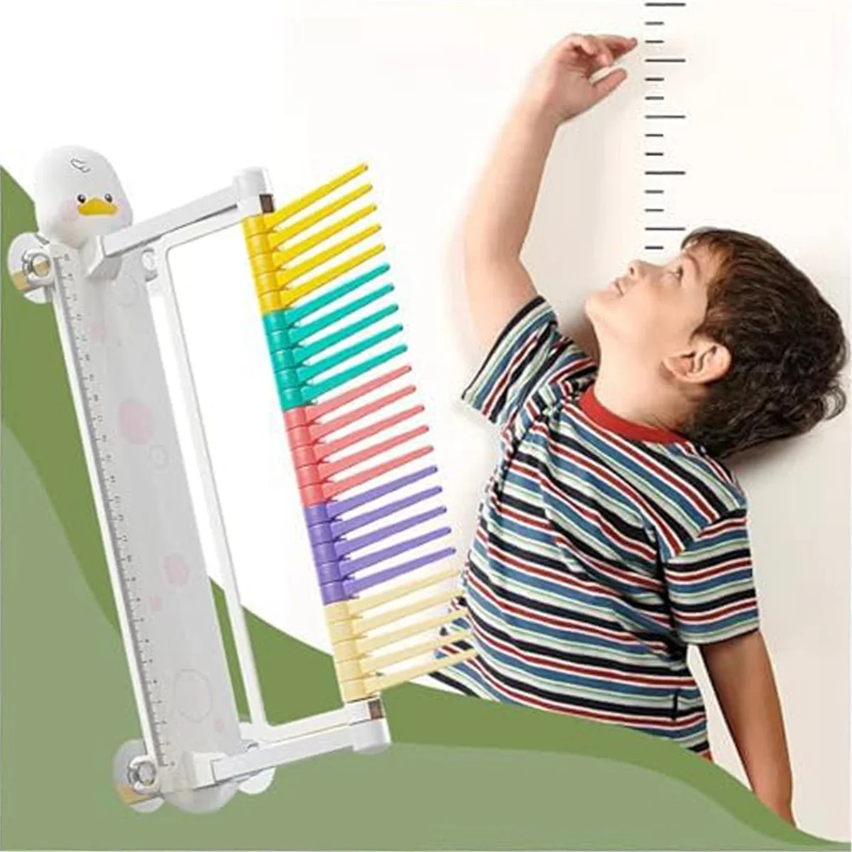 ABJS Vertical Jump Tester for Kids Cartoon Duck Wall Mounted Vertical Jump Trainer Resettable Vertical Jump Measurement Tool