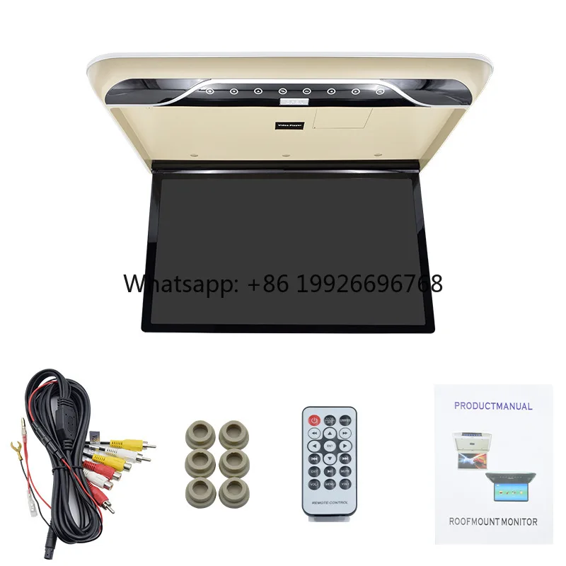 

22 Inch HD MP5 Player with USB SD 1080P Flip-Down Smart TV Roof Monitor for Universal Cars