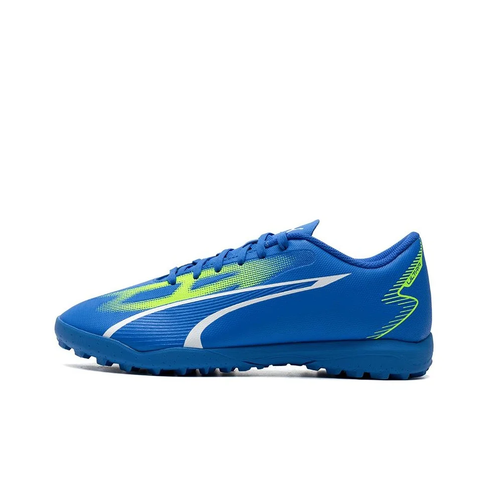 PUMA Ultra Play Comfortable TT Turf Soccer Shoes Men's Blue White Green 107528-03