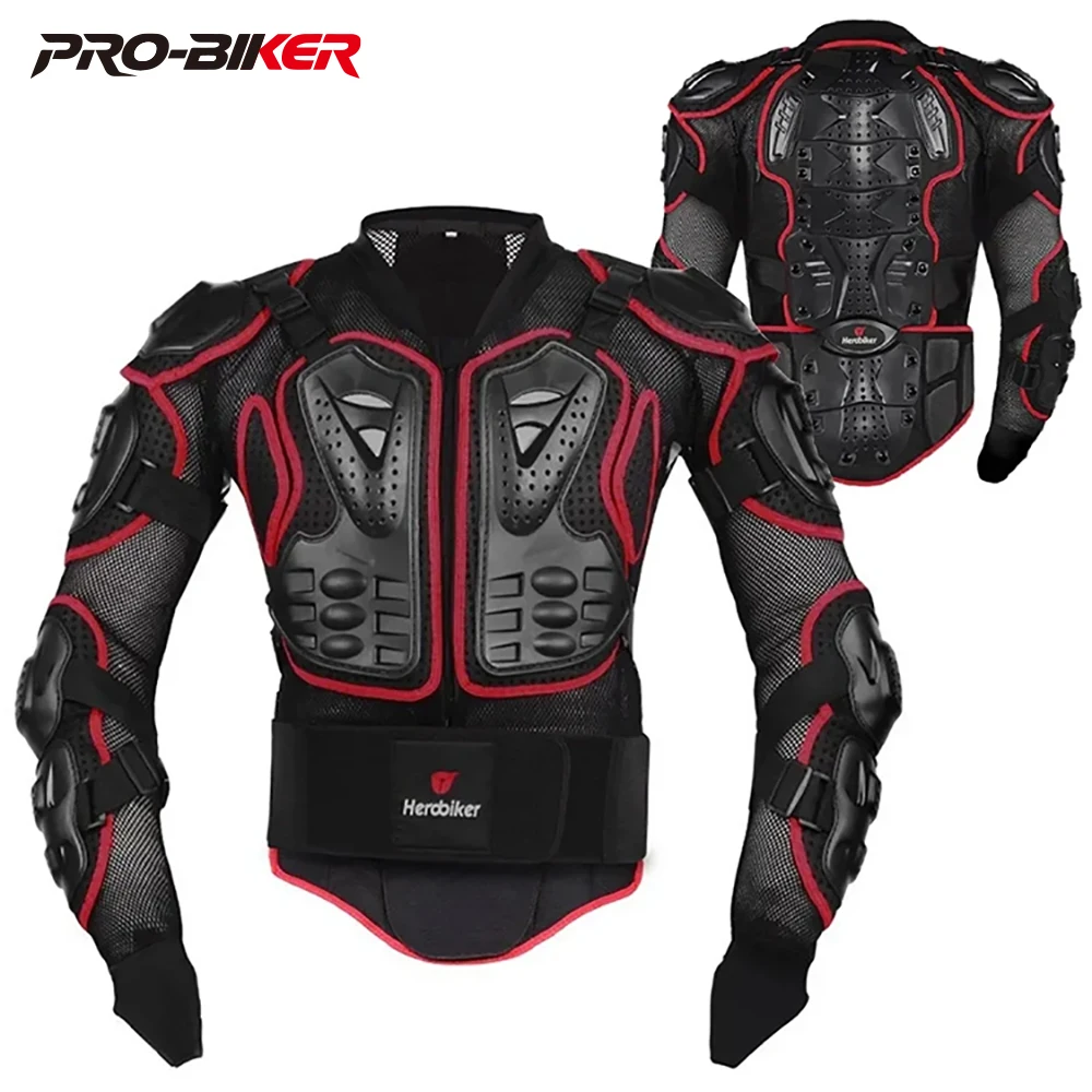 

New Motorcycle Armor CE Certified Motocross Jacket Motocross Chest Back Protection Motorcycle Armor