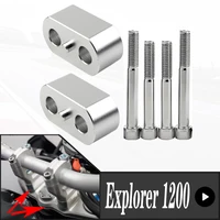 Para Triumph Tiger Explorer 1200 XC XCA XR XRT XRX 2012-2022 elevadores de manillar de motocicleta abrazadera de montaje elevador 20MM Explorer1200