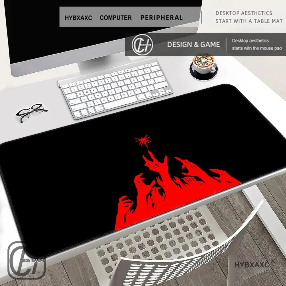 

HYBXAXC Retro Game U-ULTRAKILL Retro Mouse Pad Desk Mouse Pad Cute Desk Extended Gaming Keyboard Mats Large Gamer Mousepad 90x40