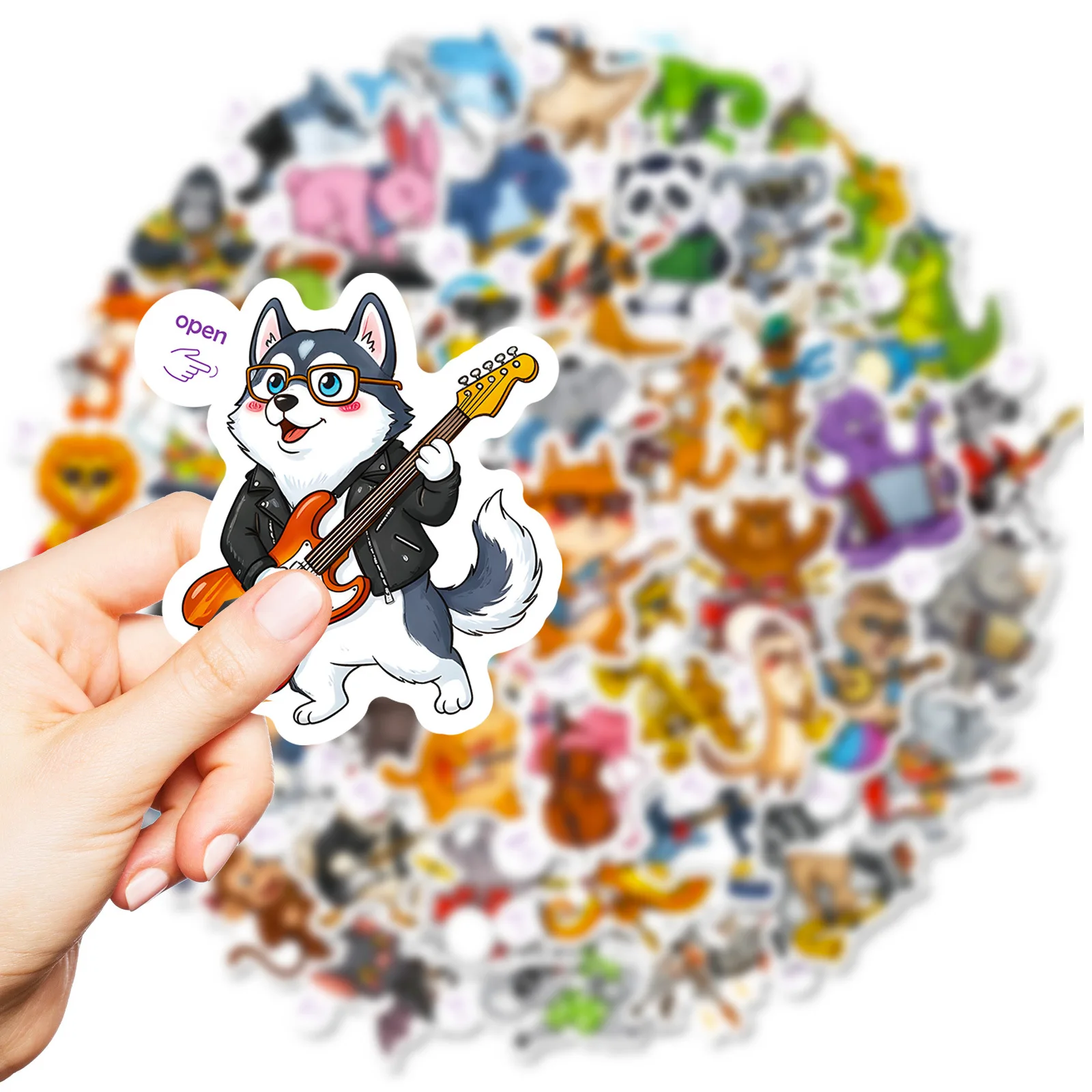 

10/50PCS Cartoon Girls Pink Graffiti Stickers Fashion Decorative DIY Toys Secret for Scrapbook Travel Bag Aesthetic Decals