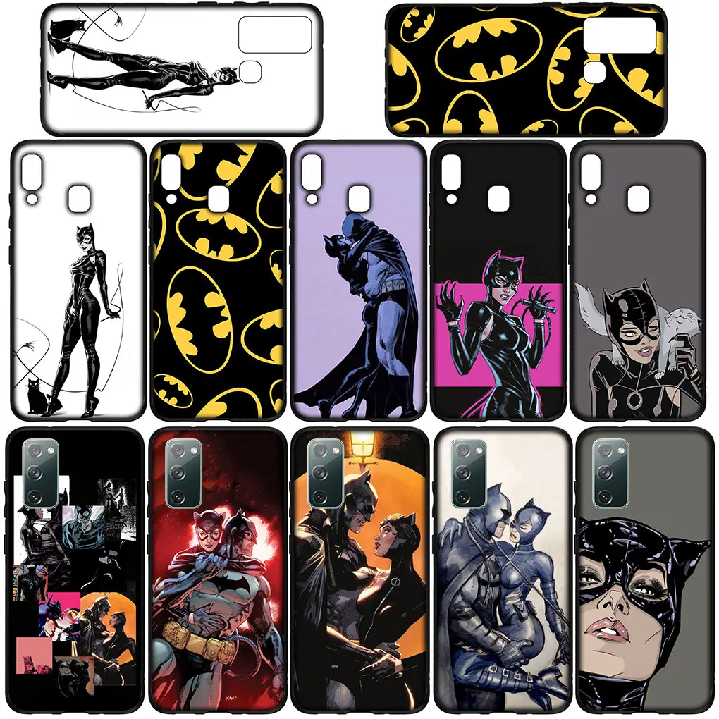 DC Movie Batmans Cat Selina Kyle Soft Cover for Samsung Galaxy Note 20 Ultra 10 8 9 S10 Lite S9 A6 A8 Plus A7 A9 + Phone Case