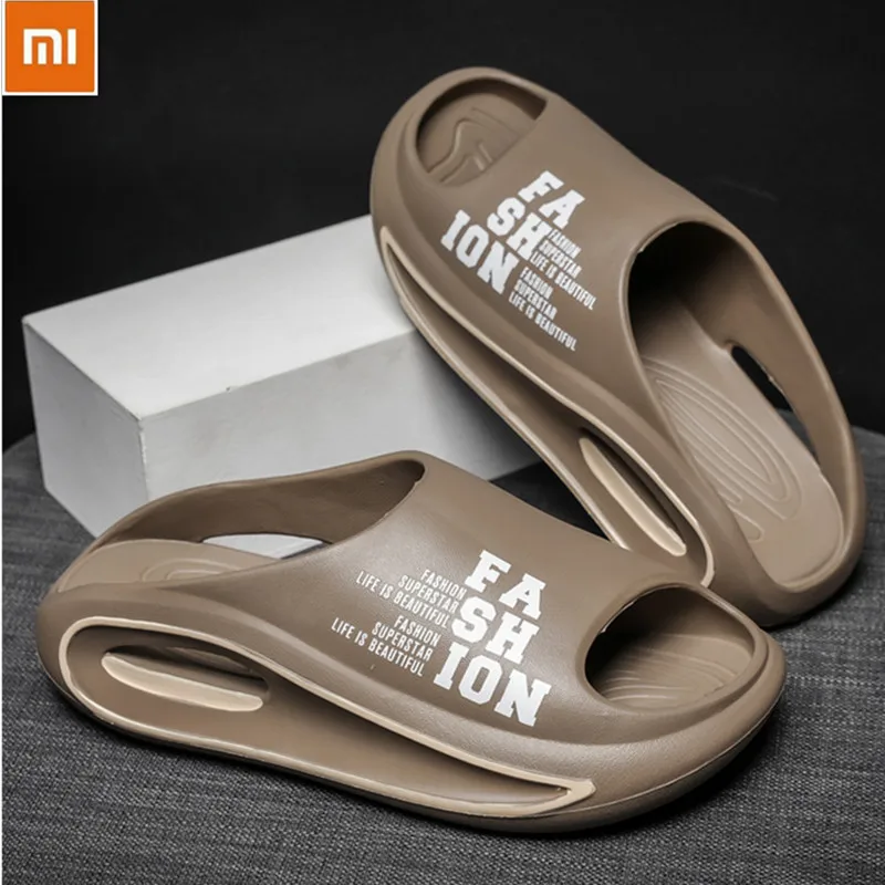 Xiaomi Coconut Slippers for Men's Summer New Outwear Thick Sole Feet Treading Cool Slippers for Women's Leisure Sports Slippers