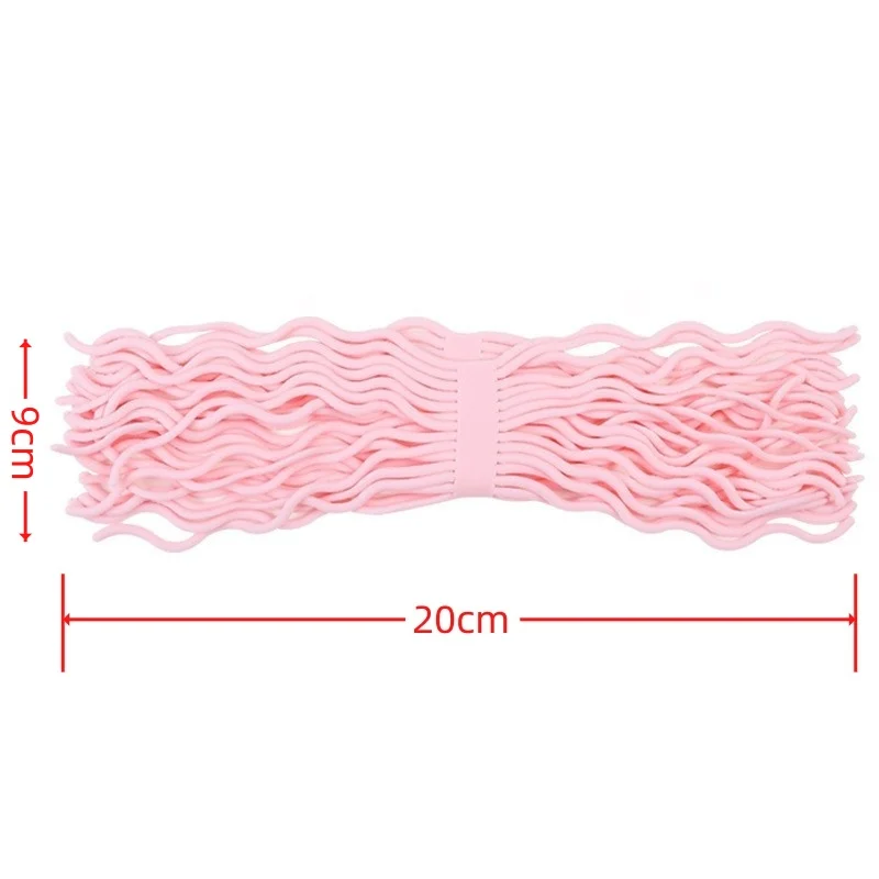 Jouets de nouilles à saveur fruitée, nourriture Miniature Montessori, accessoires de cuisine, jeu de simulation, loisirs, jouets anti-Stress Spaghetti