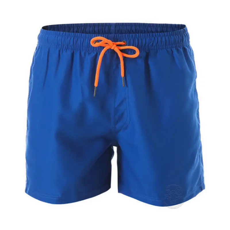 Summer Swimming and Surfing Waterproof Beach Pants Breathable Double-layer Sports Shorts Solid Color Quarter Shorts Men\'s S-4XL