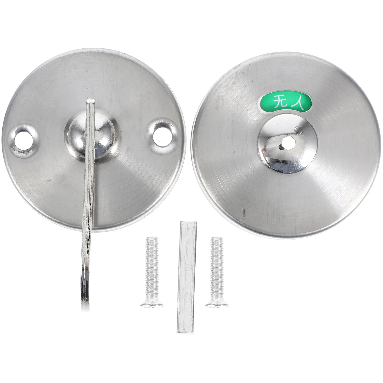 

Stainless Steel Indicator Lock Bathroom Door Privacy Lock Commercial Occupied Vacant Sign Easy Installation Rv Shower Door Latch