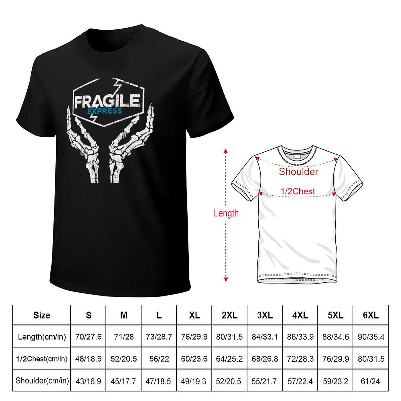 Death stranding Fragile Express HIGH QUALITY T-Shirt Big and Tall Crew Neck Tee