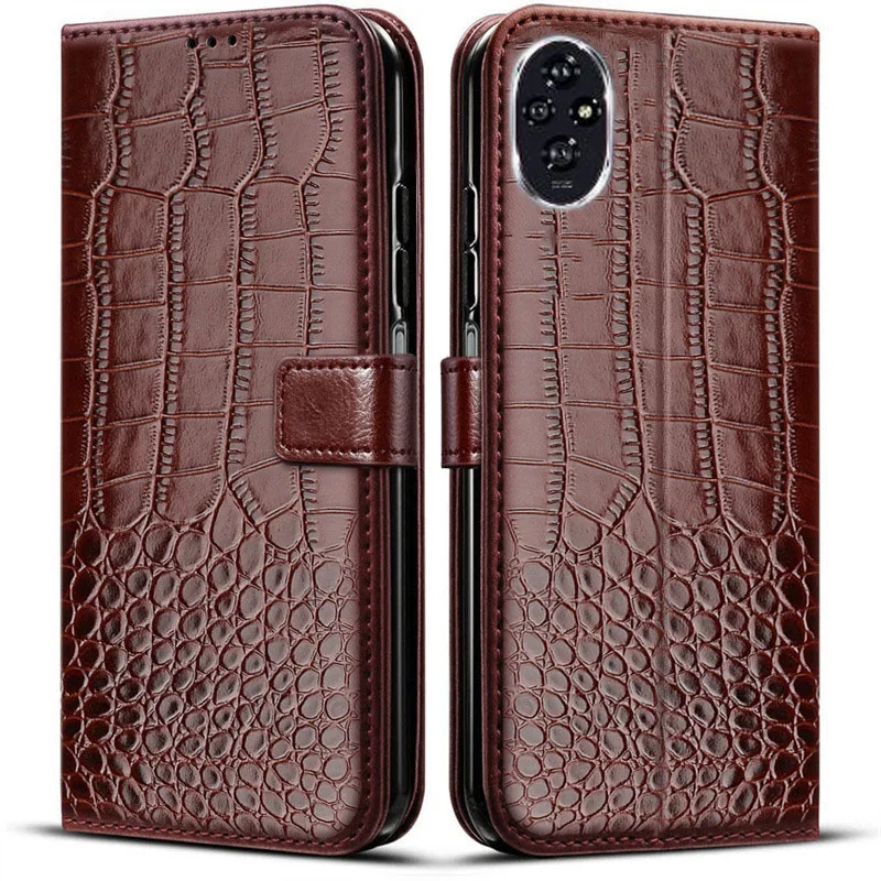 빈티지 가죽 휴대폰 케이스, 책 스탠드 플립 커버, Honor 200 Pro ELP-AN00 Etui 6.78 인치