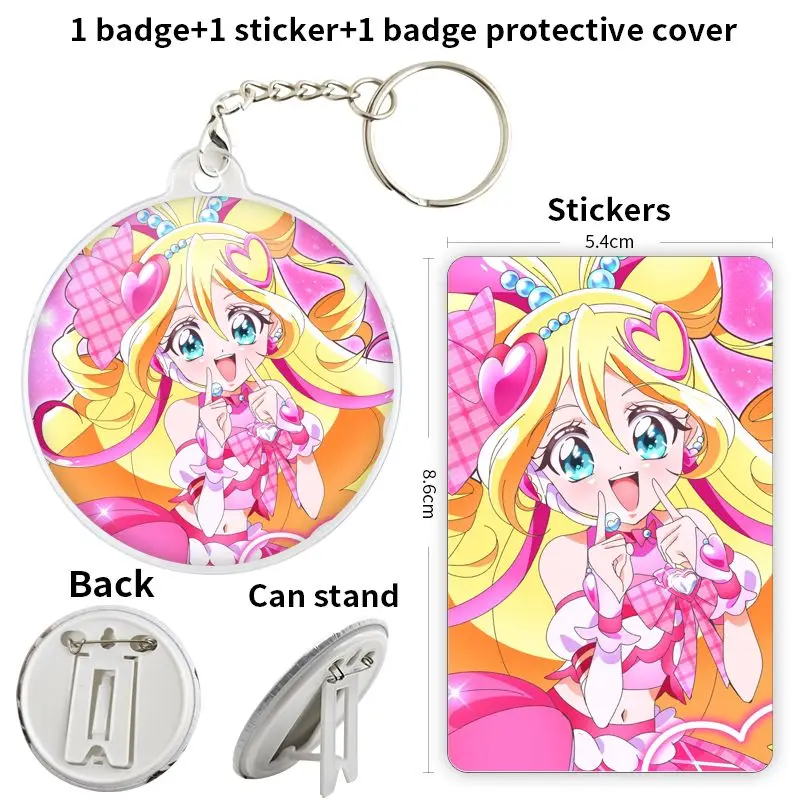 Sakura Uta Game Anime Character Soft Button Badge Brooch anchor Peripherals Pin School bag DIYinsignias personalizables