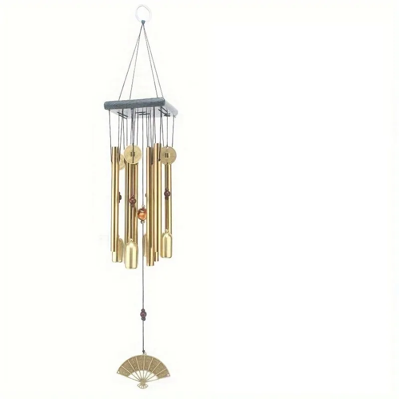 1PCS Metal Wind Chime Sturdy Frame Hanging Pendant For Door Window Corridor Home Decor Relaxing Sound Wind Chime Ornament